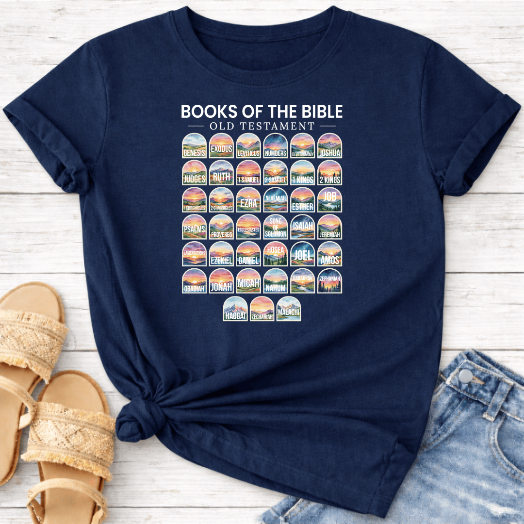 BOOKS OF THE BIBLE T-SHIRT