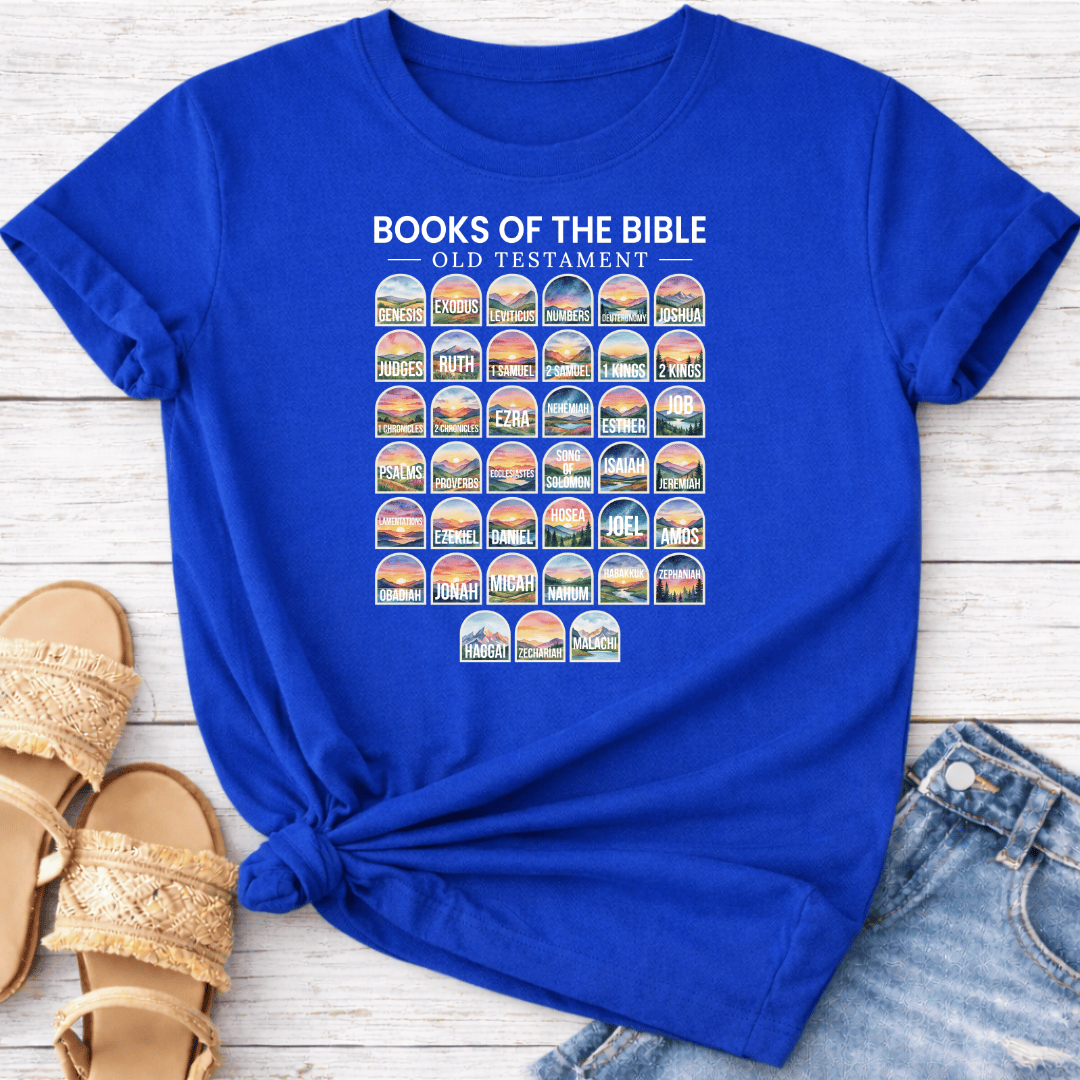 BOOKS OF THE BIBLE T-SHIRT