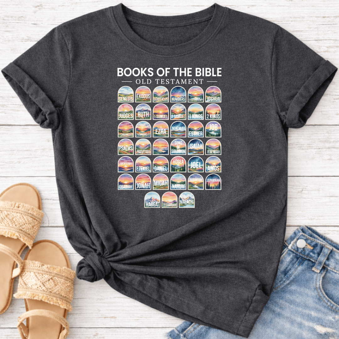 BOOKS OF THE BIBLE T-SHIRT