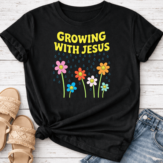 GROWING WITH JESUS T-SHIRT