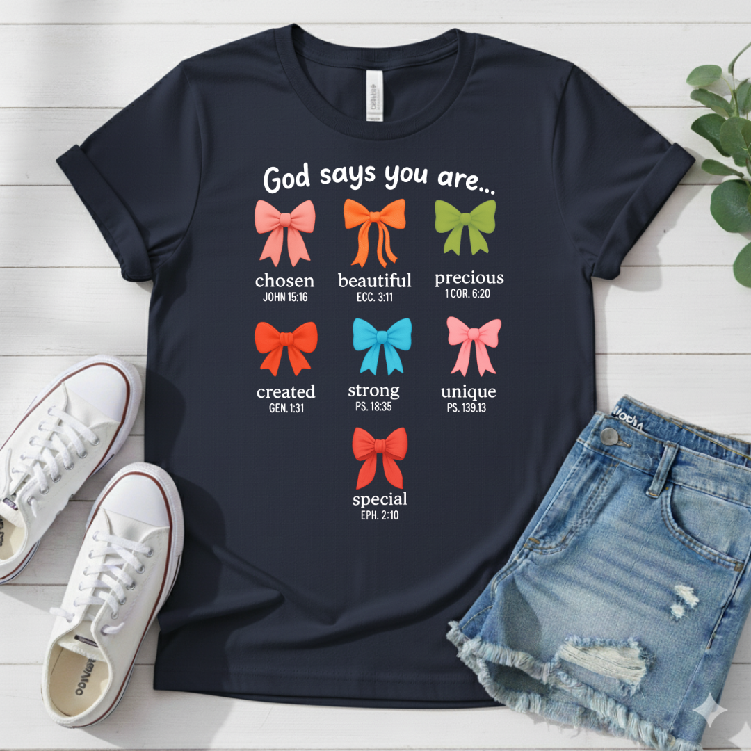 GOD SAYS YOU ARE.. T-SHIRT