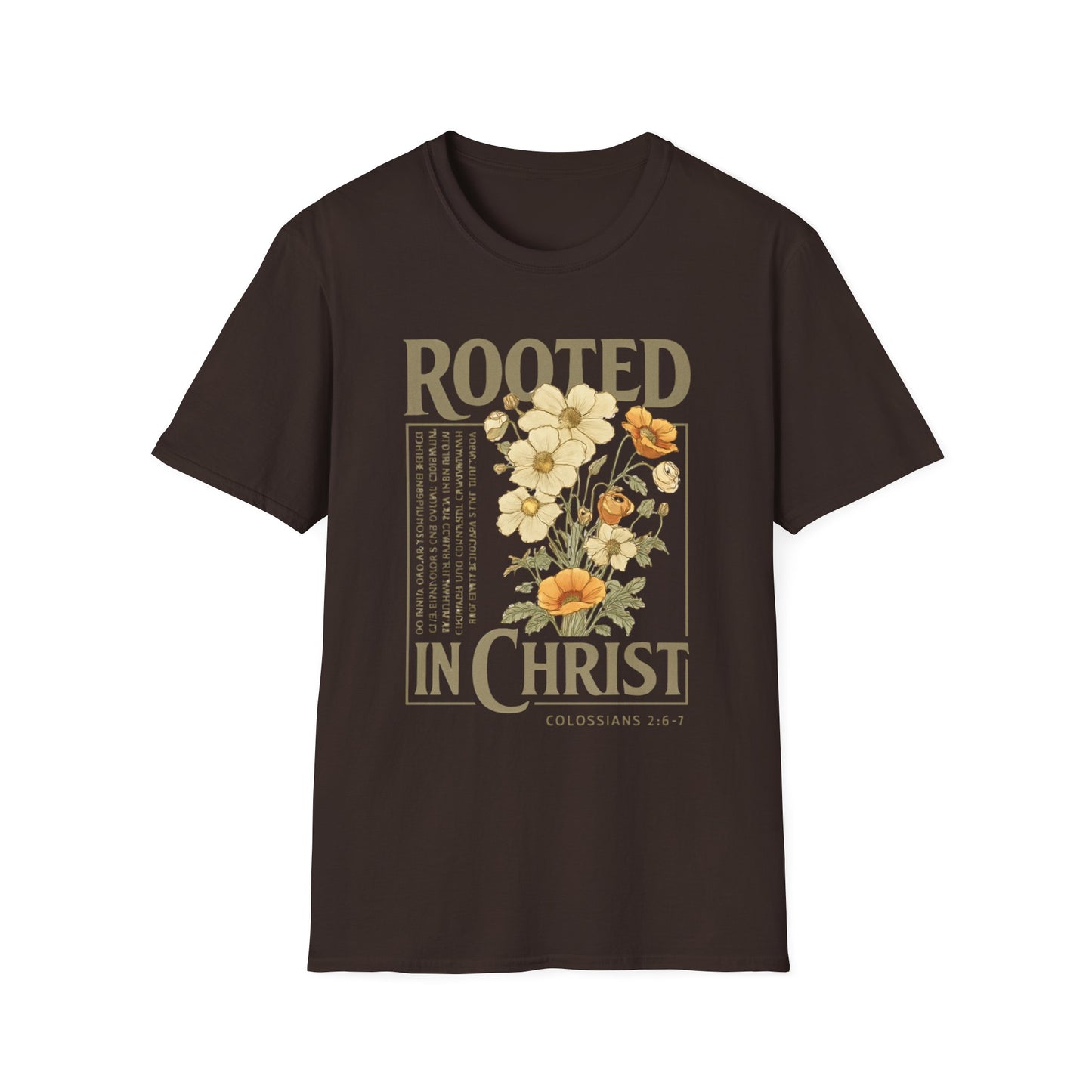 ROOTED IN CHRIST T-SHIRT