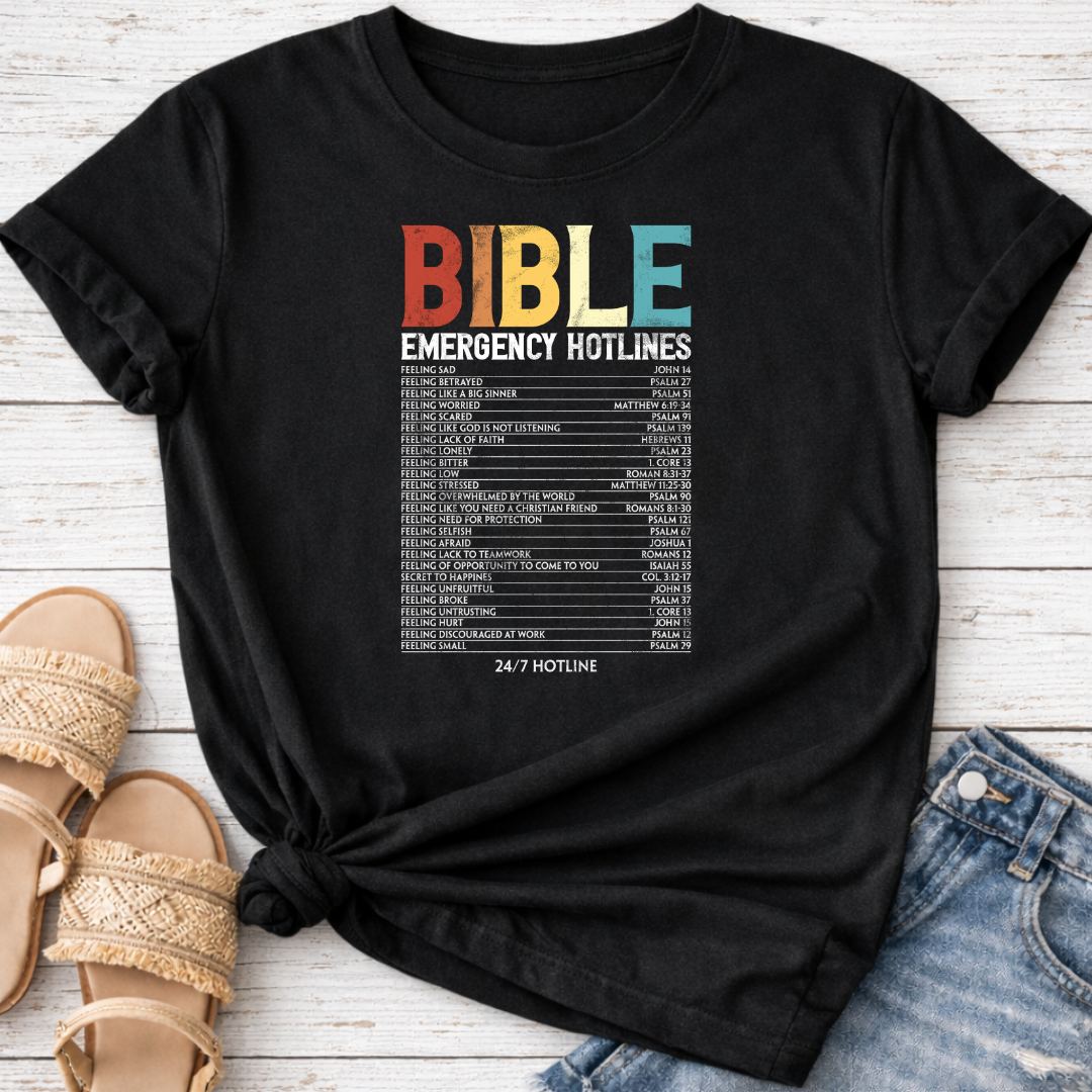 BIBLE EMERGENCY T-SHIRT