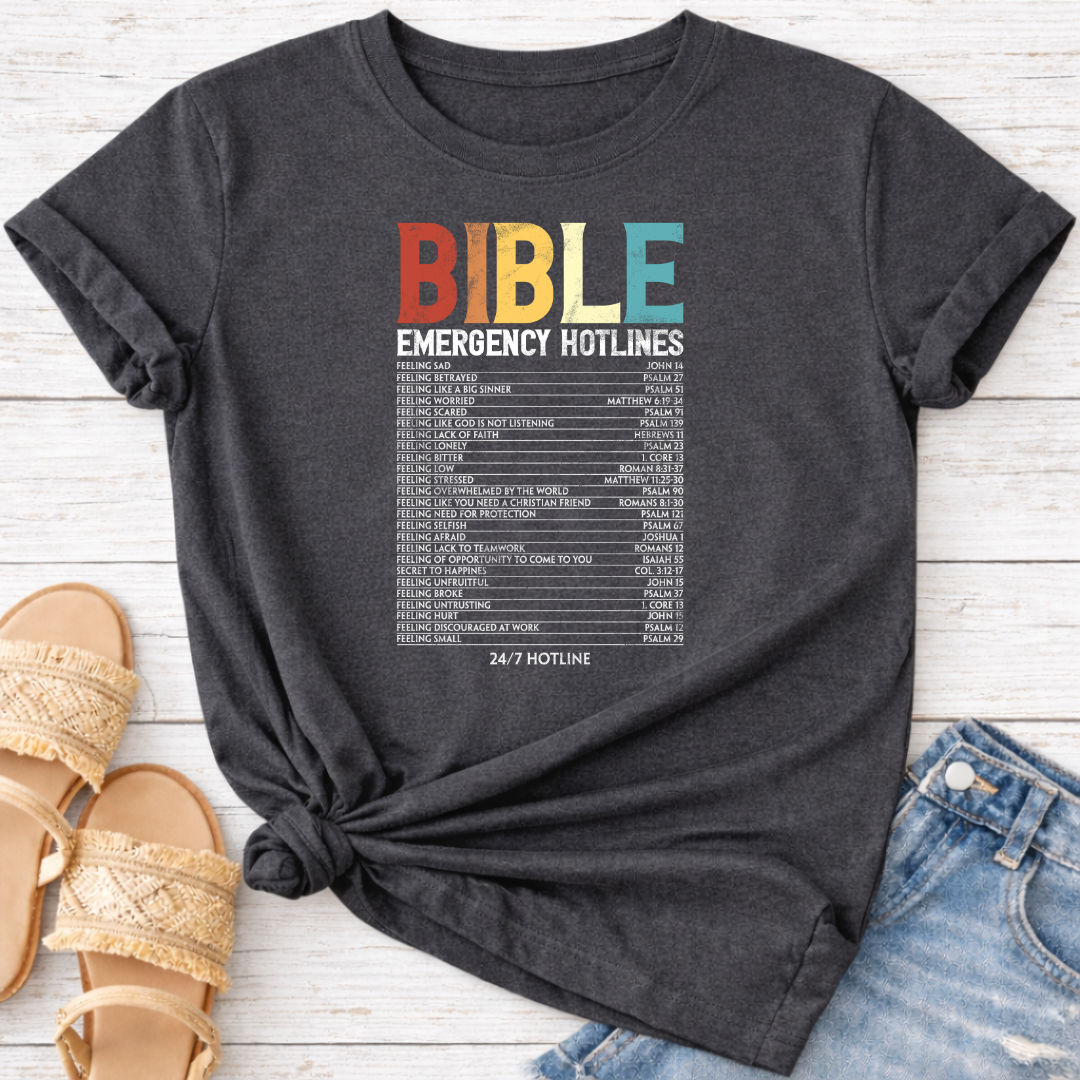 BIBLE EMERGENCY T-SHIRT