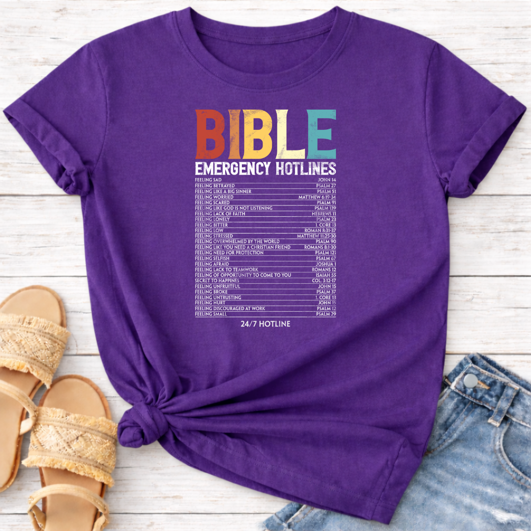 BIBLE EMERGENCY T-SHIRT