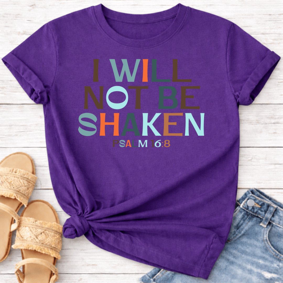PSALM 16:8 T-SHIRT