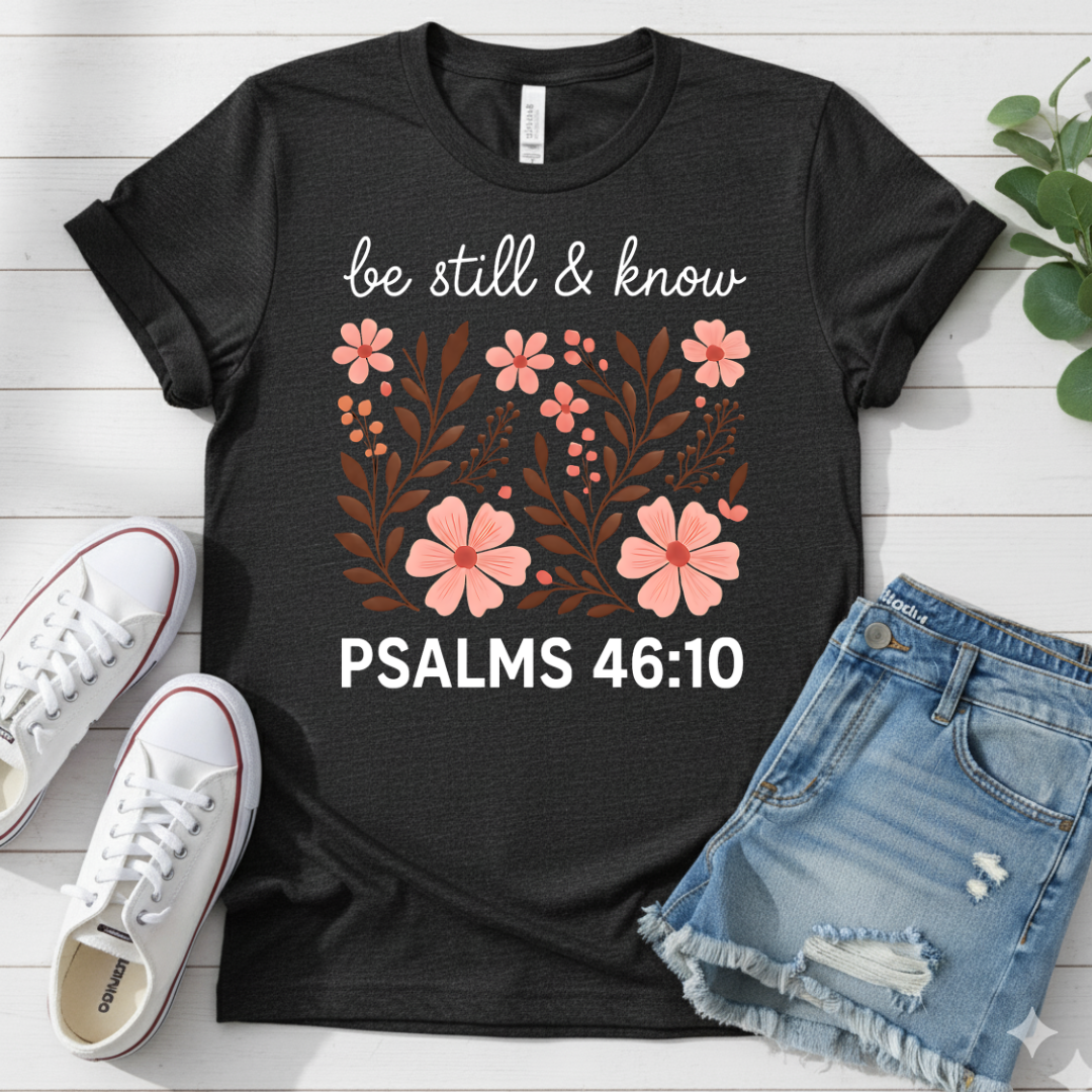 PSALMS 46:10 T-SHIRT