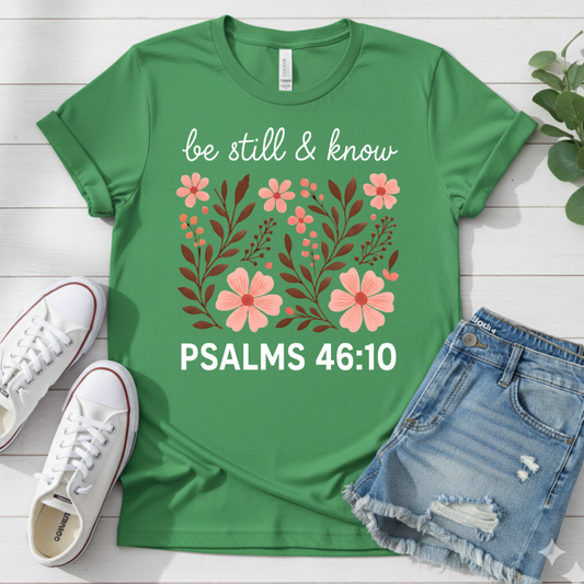 PSALMS 46:10 T-SHIRT
