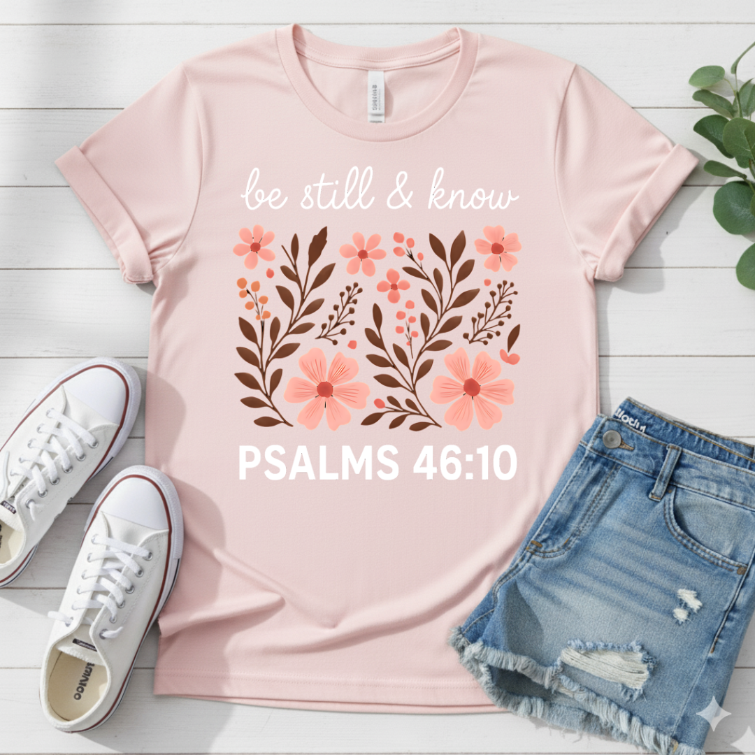 PSALMS 46:10 T-SHIRT
