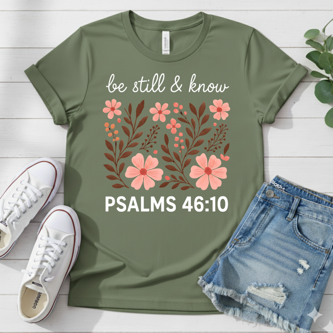 PSALMS 46:10 T-SHIRT