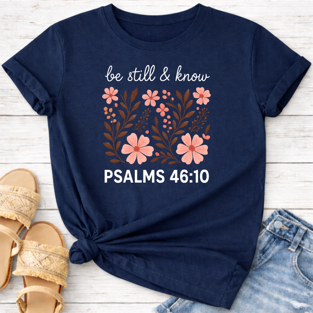 PSALMS 46:10 T-SHIRT