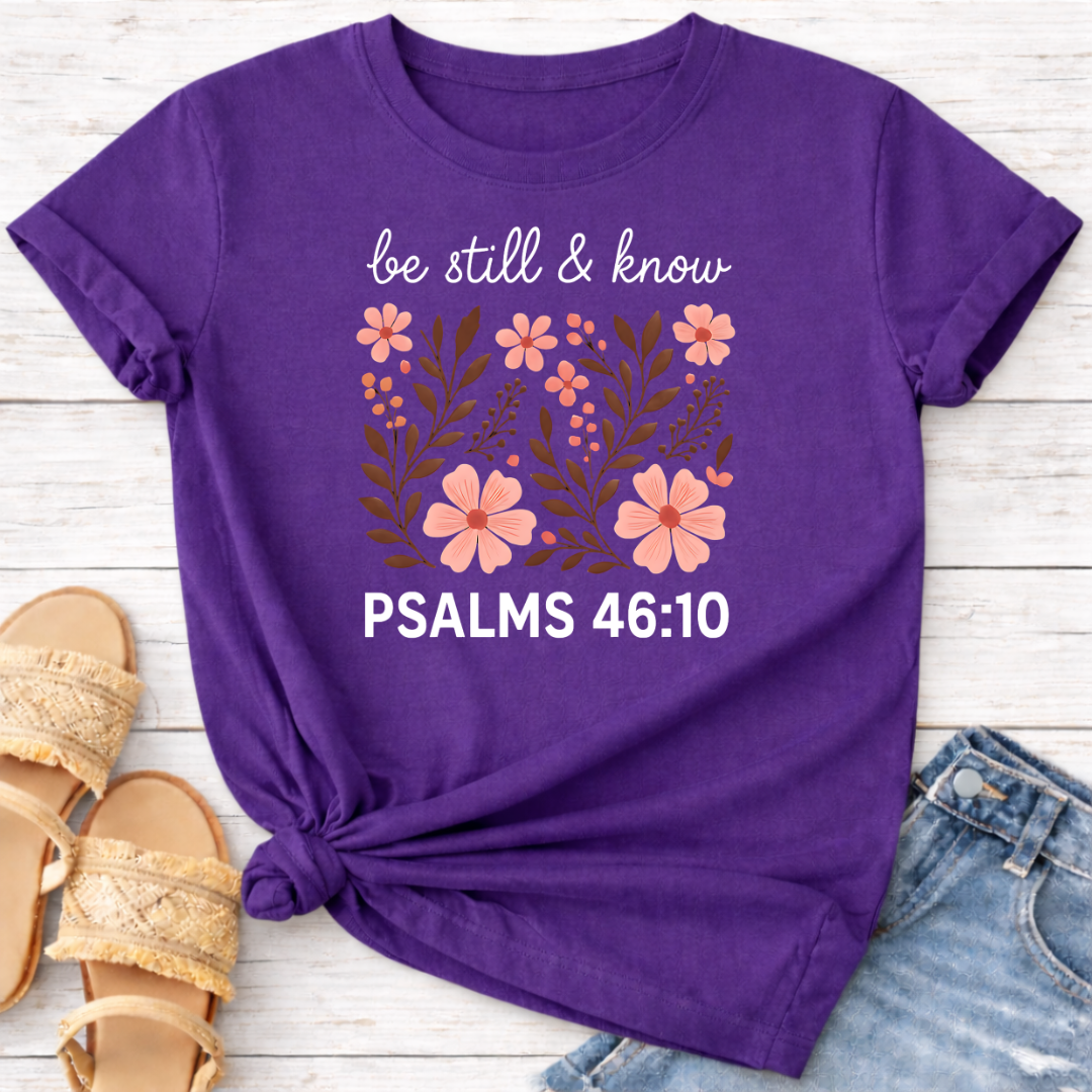 PSALMS 46:10 T-SHIRT