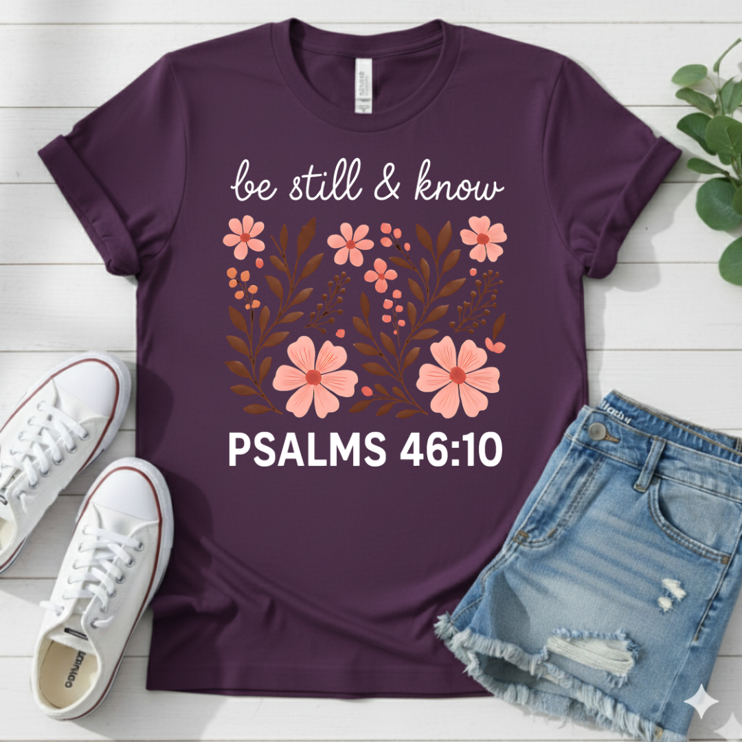 PSALMS 46:10 T-SHIRT