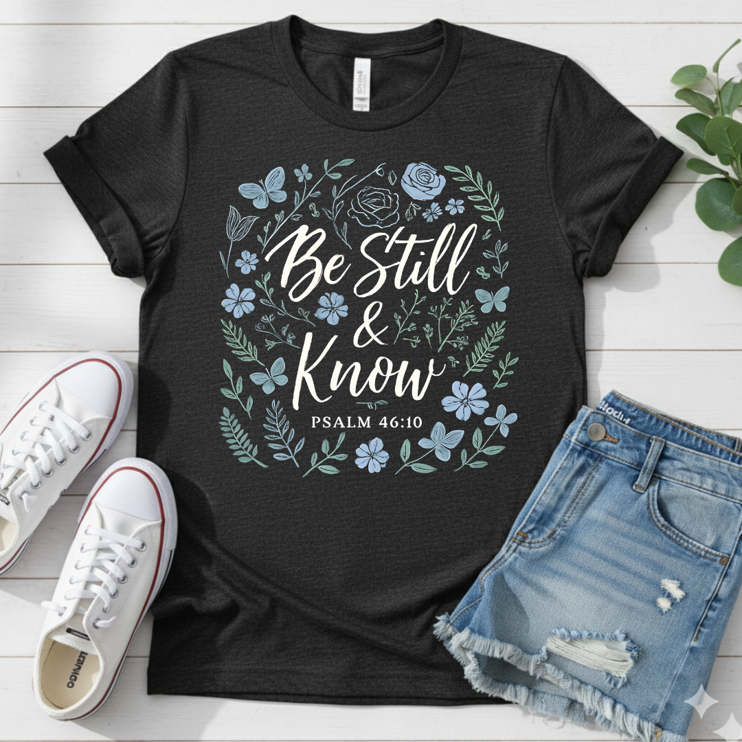 PSALM 46:10 T-SHIRT