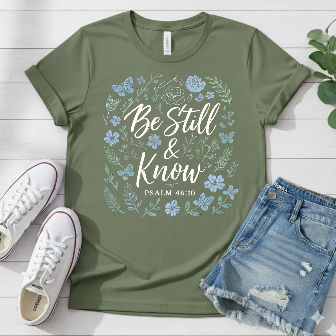PSALM 46:10 T-SHIRT