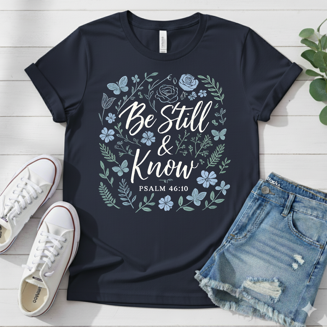PSALM 46:10 T-SHIRT