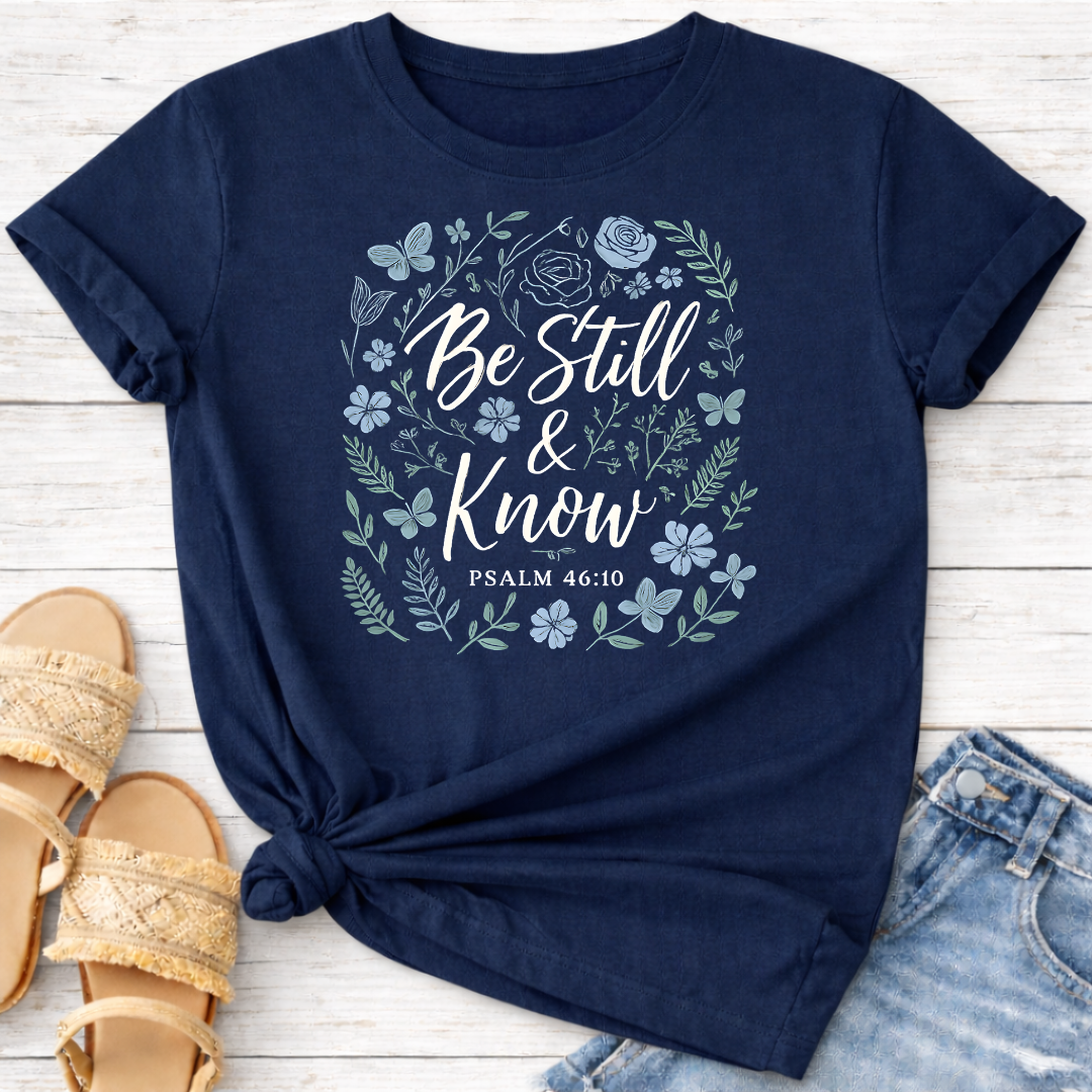 PSALM 46:10 T-SHIRT