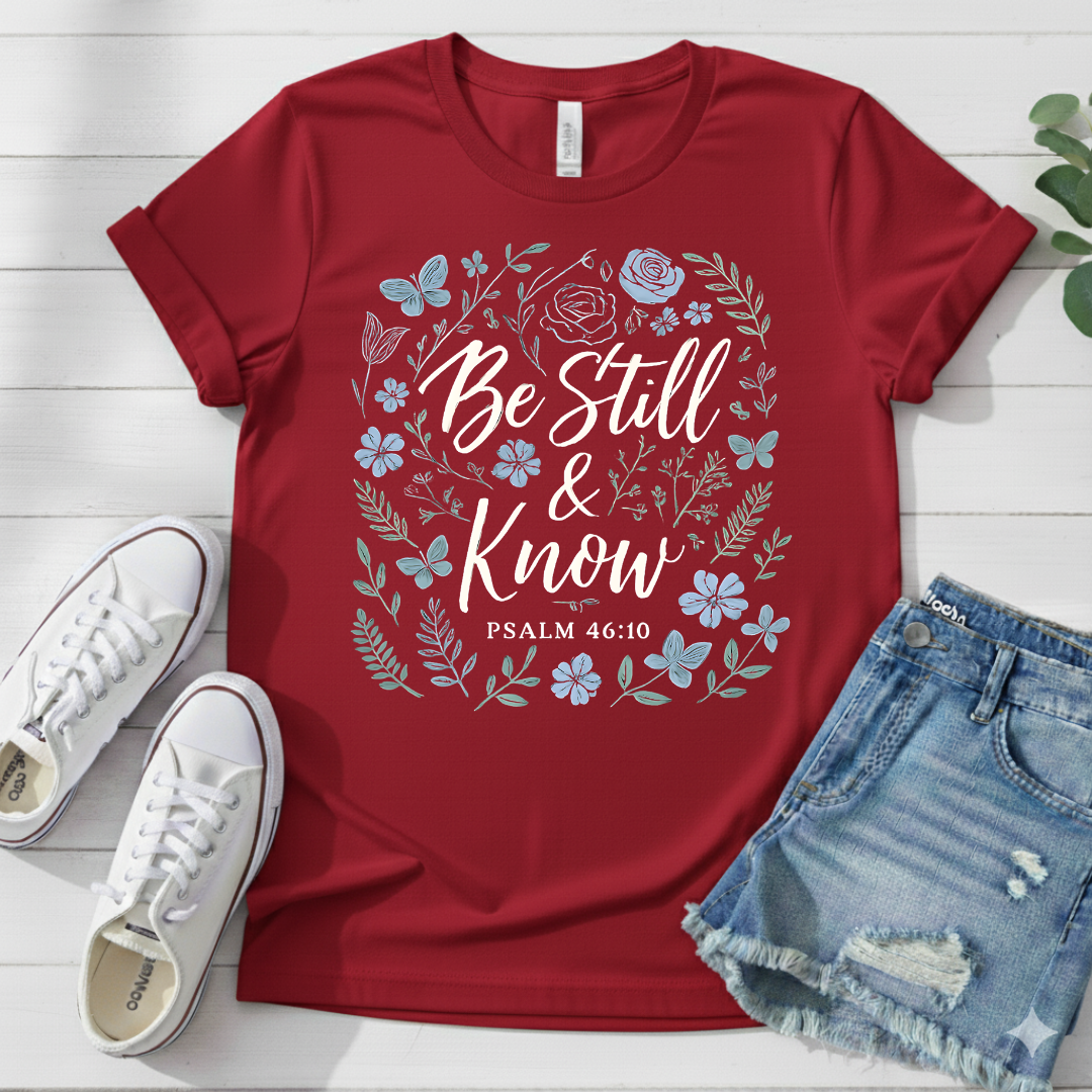 PSALM 46:10 T-SHIRT