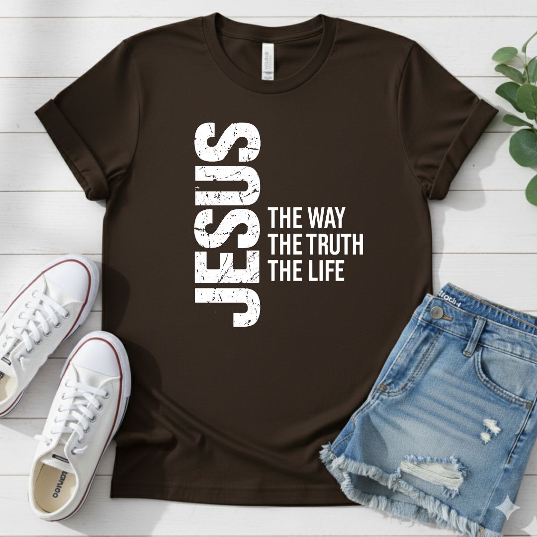 JESUS THE WAY THE TRUTH THE LIFE T-SHIRT