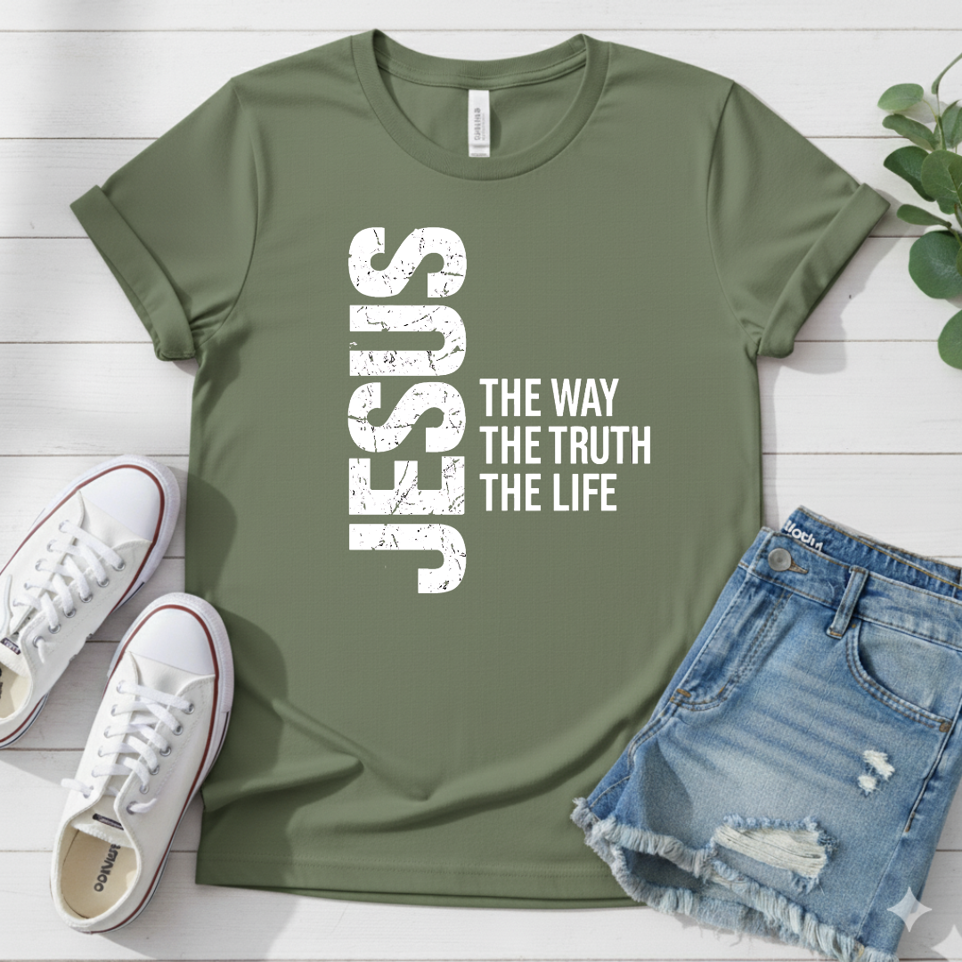 JESUS THE WAY THE TRUTH THE LIFE T-SHIRT