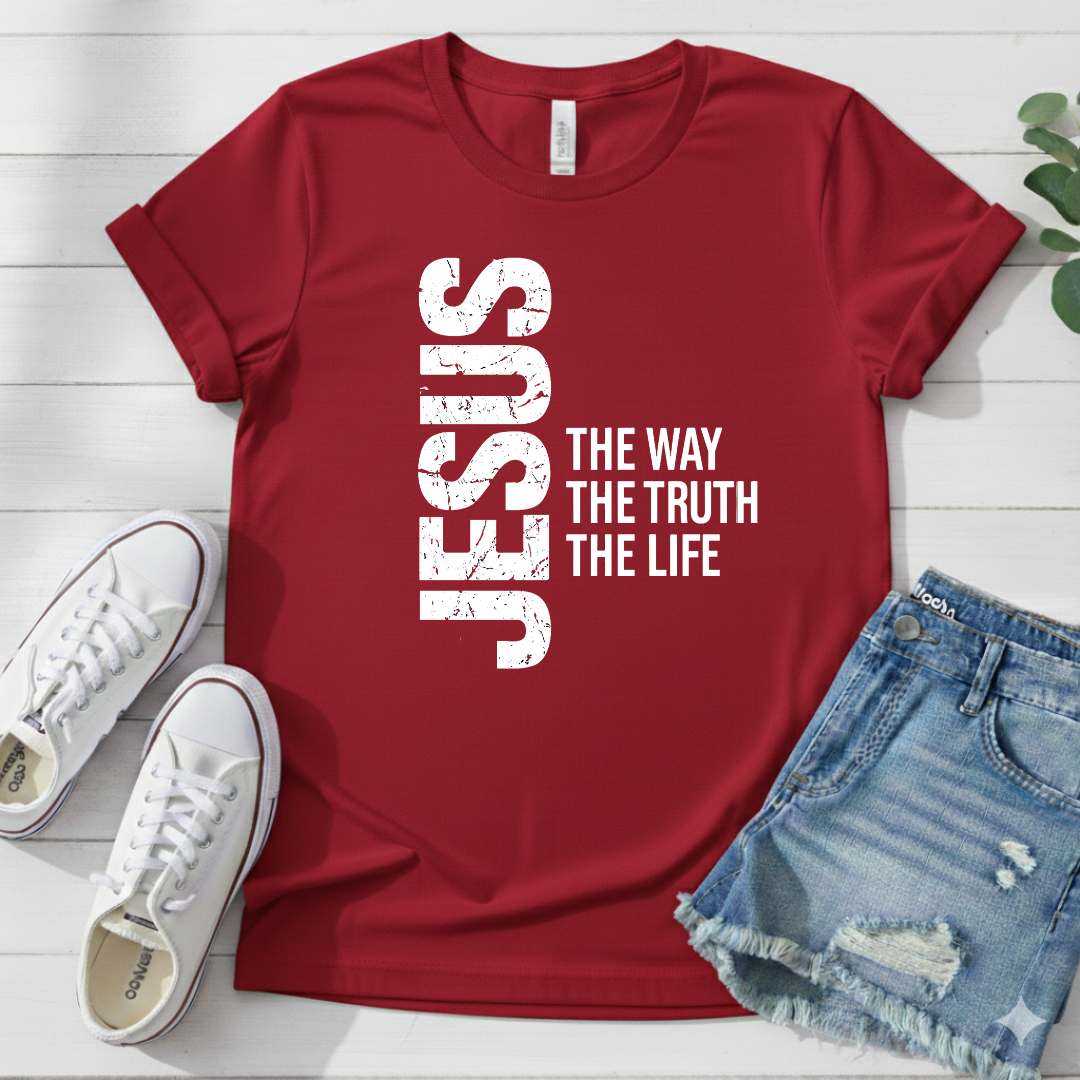JESUS THE WAY THE TRUTH THE LIFE T-SHIRT