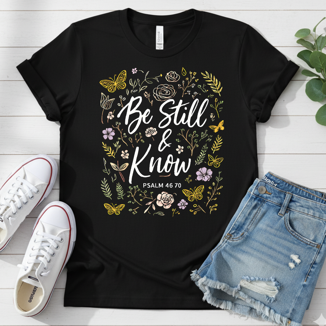 BE STILL AND KNOW T-SHIRT
