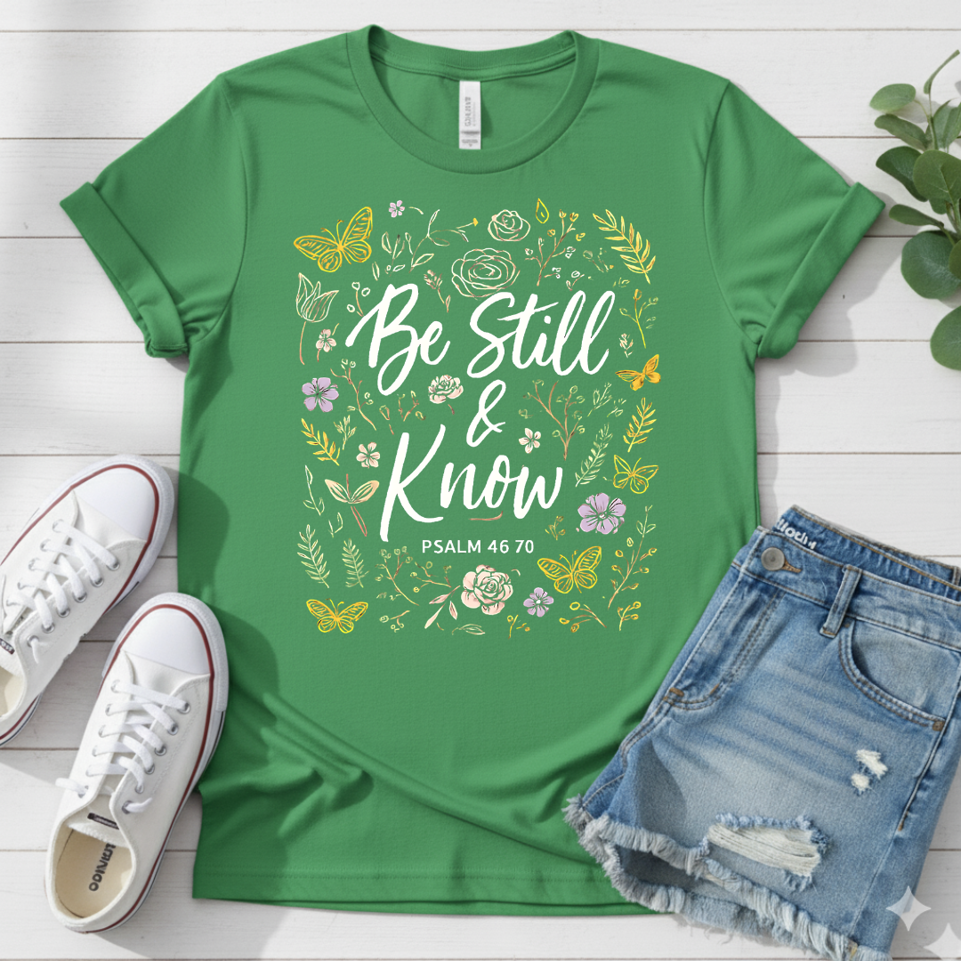 BE STILL AND KNOW T-SHIRT