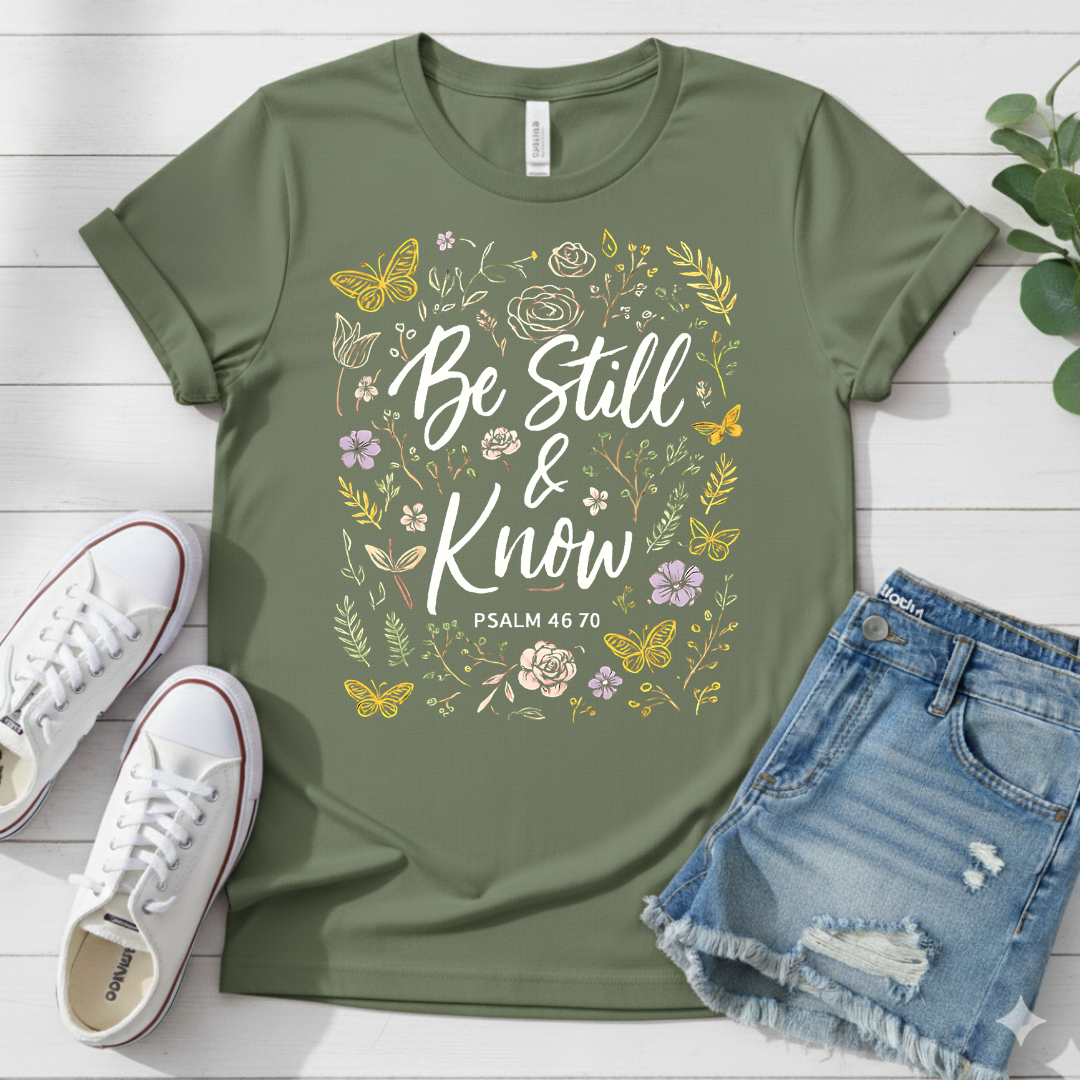 BE STILL AND KNOW T-SHIRT
