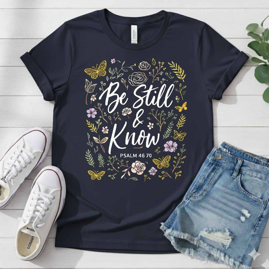 BE STILL AND KNOW T-SHIRT