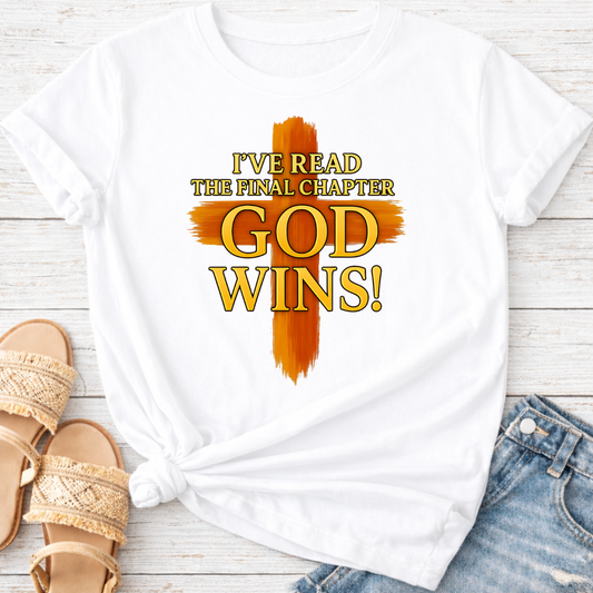 GOD WINS T-SHIRT
