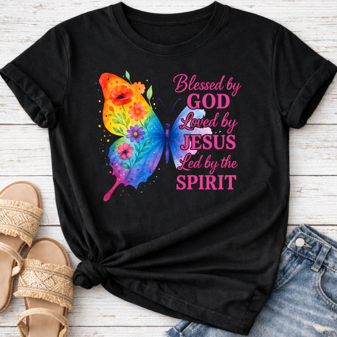 COLORFUL BUTTERFLY T-SHIRT
