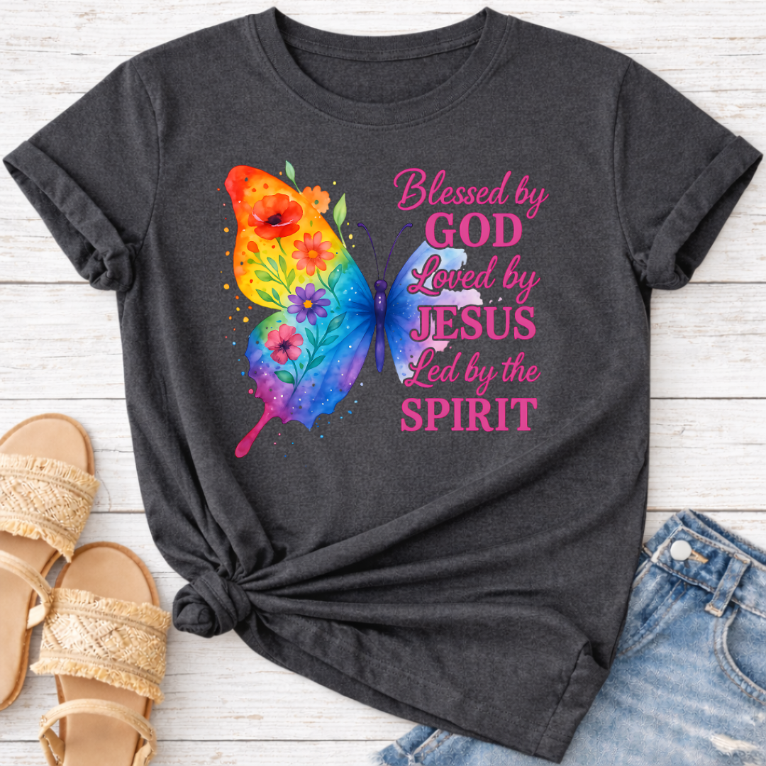 COLORFUL BUTTERFLY T-SHIRT
