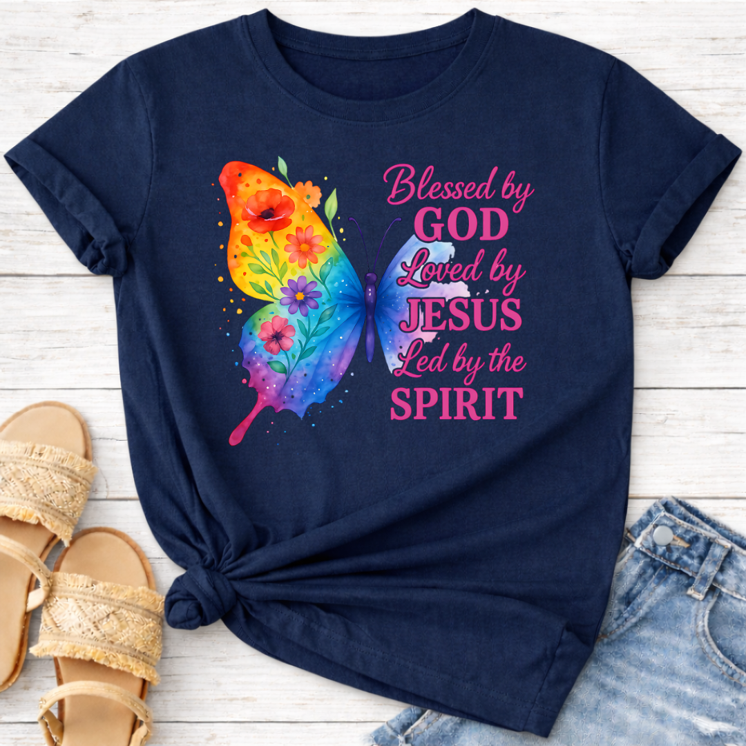 COLORFUL BUTTERFLY T-SHIRT
