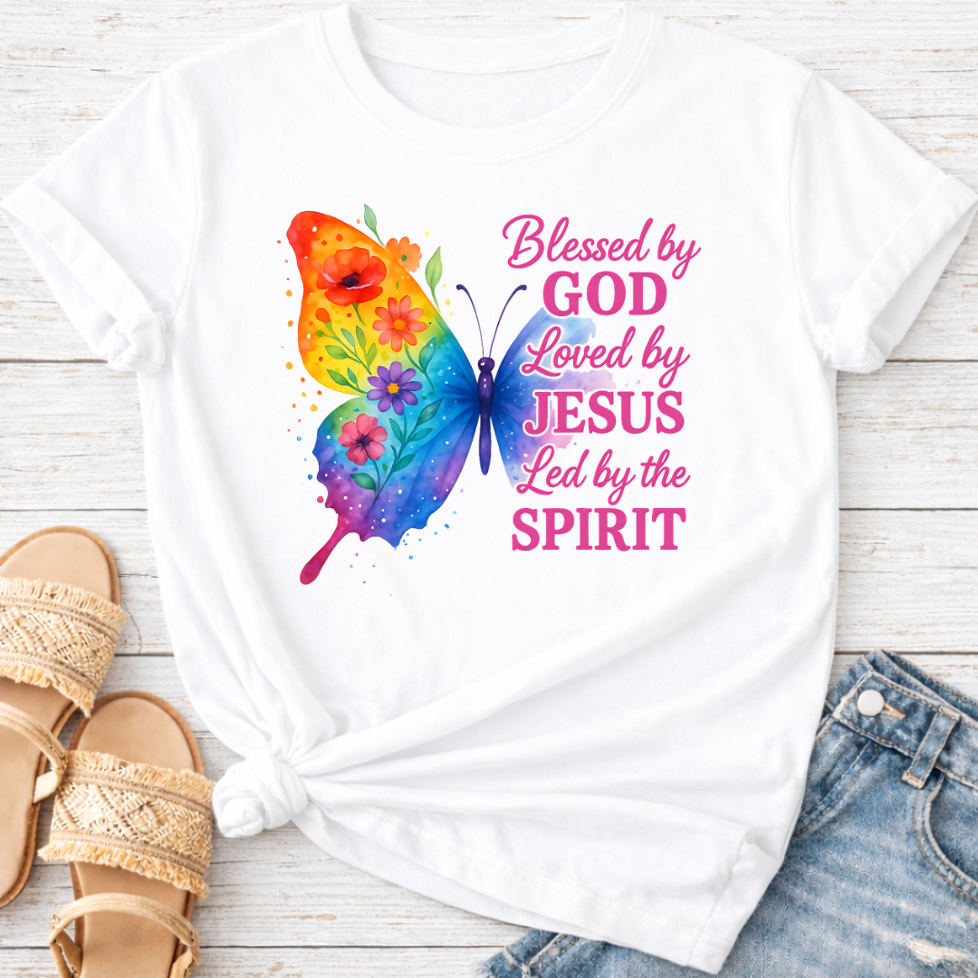 COLORFUL BUTTERFLY T-SHIRT