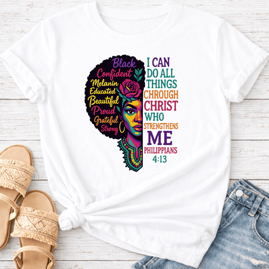 PHILIPPIANS 4:13 T-SHIRT