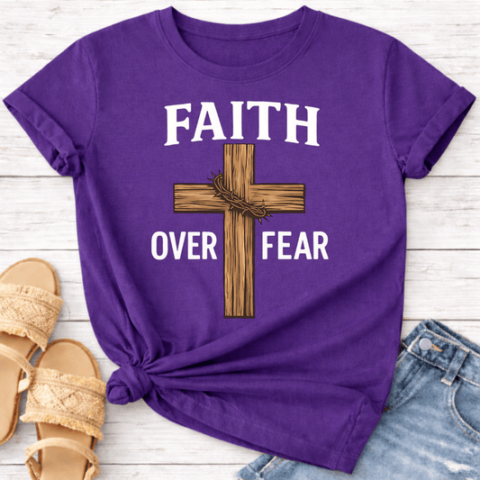 FAITH OVER FEAR T-SHIRT