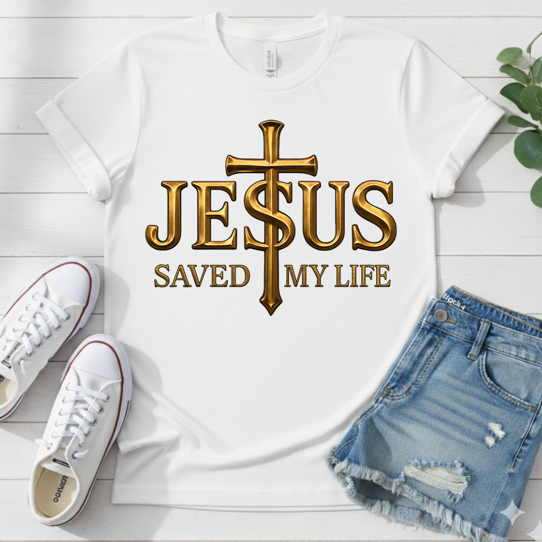 JESUS SAVED MY LIFE T-SHIRT