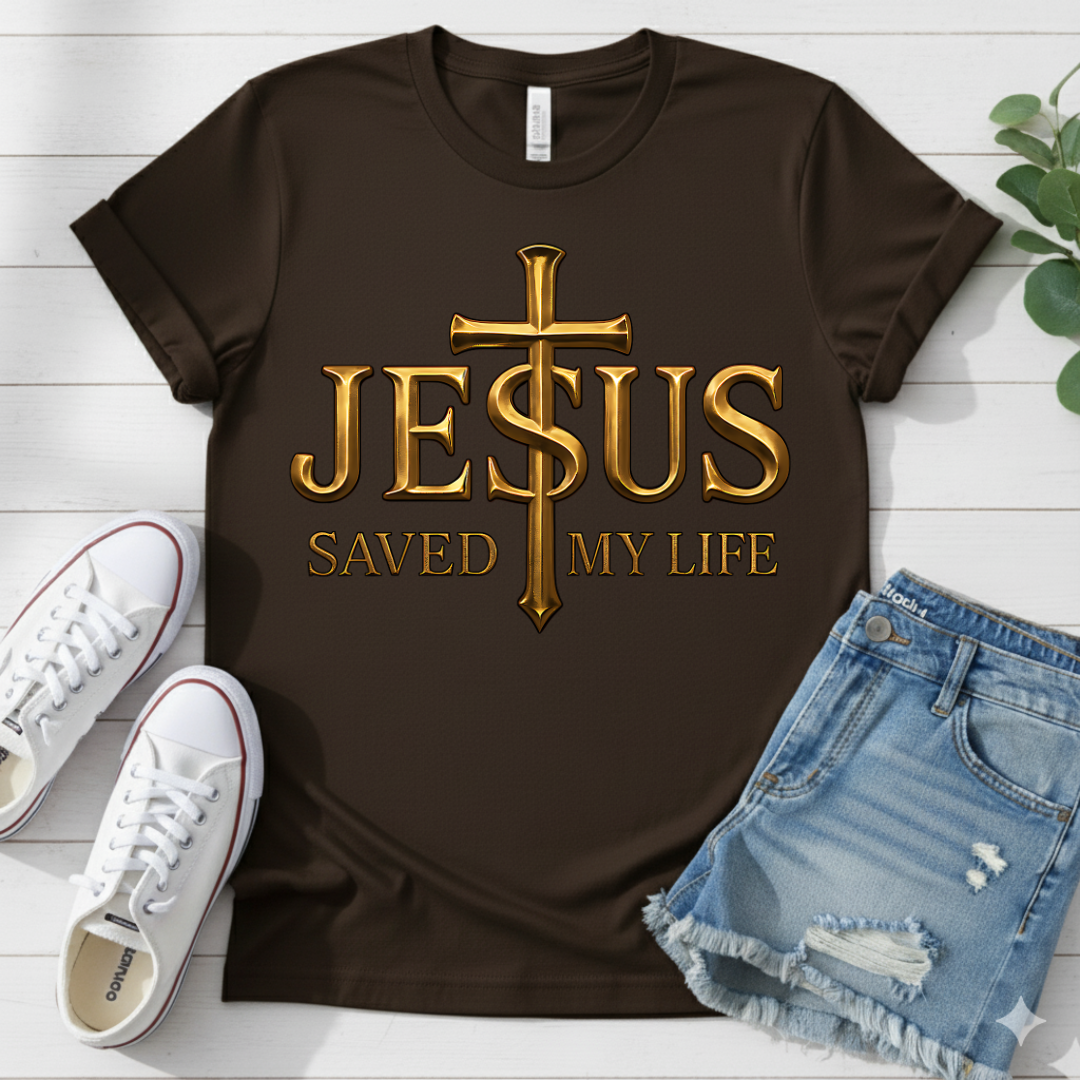 JESUS SAVED MY LIFE T-SHIRT