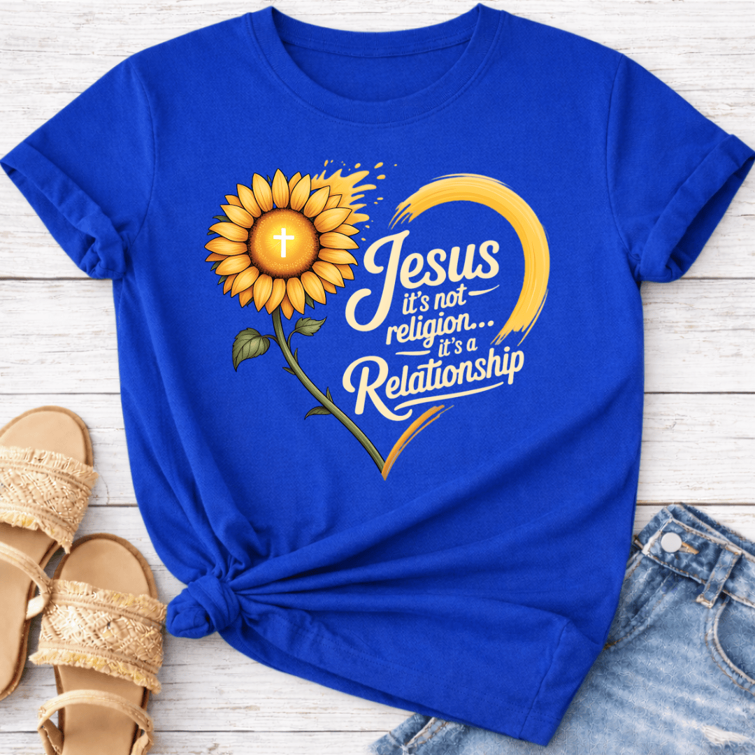 JESUS IS A RELATIONSHIP T-SHIRT