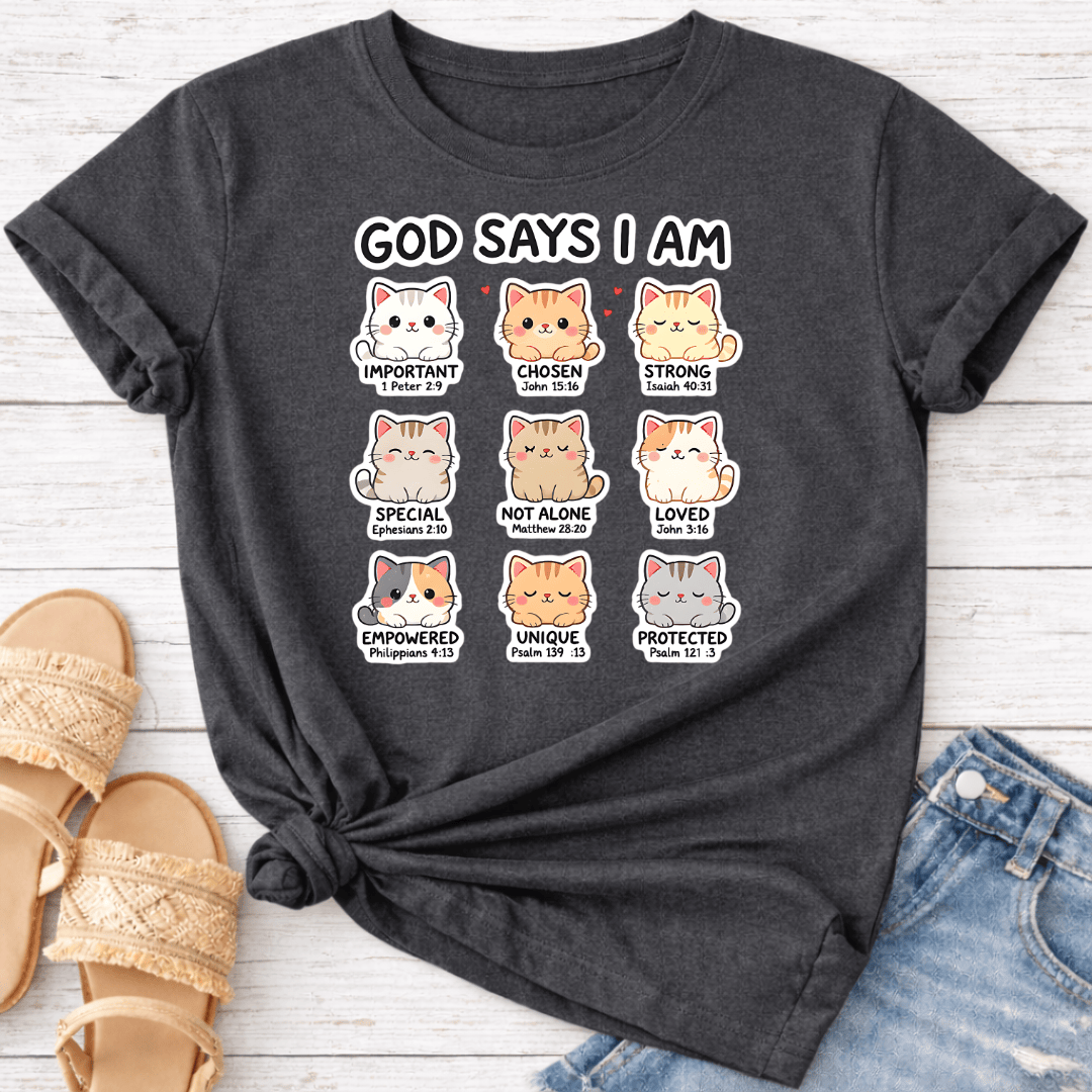 GOD SAYS I AM T-SHIRT