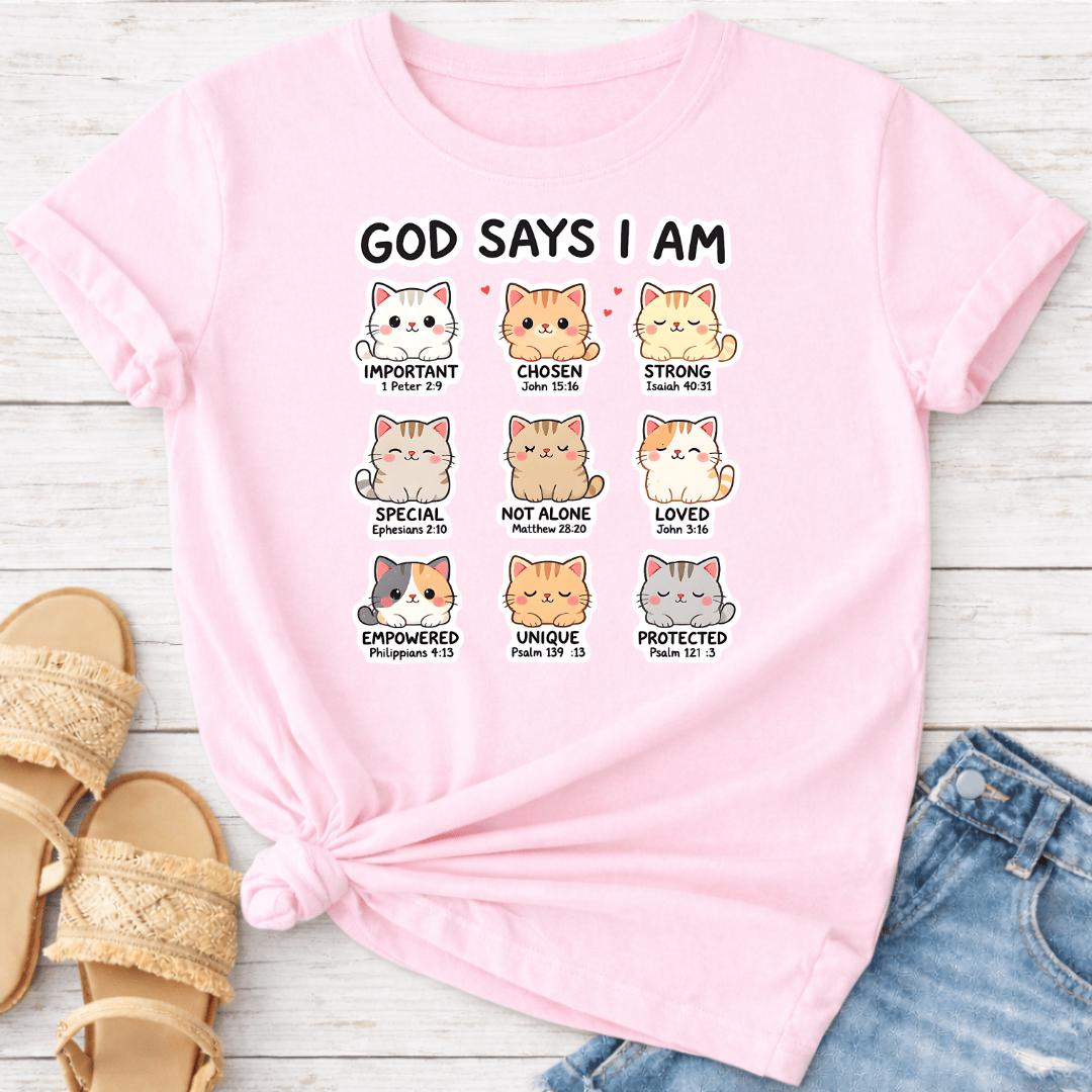 GOD SAYS I AM T-SHIRT