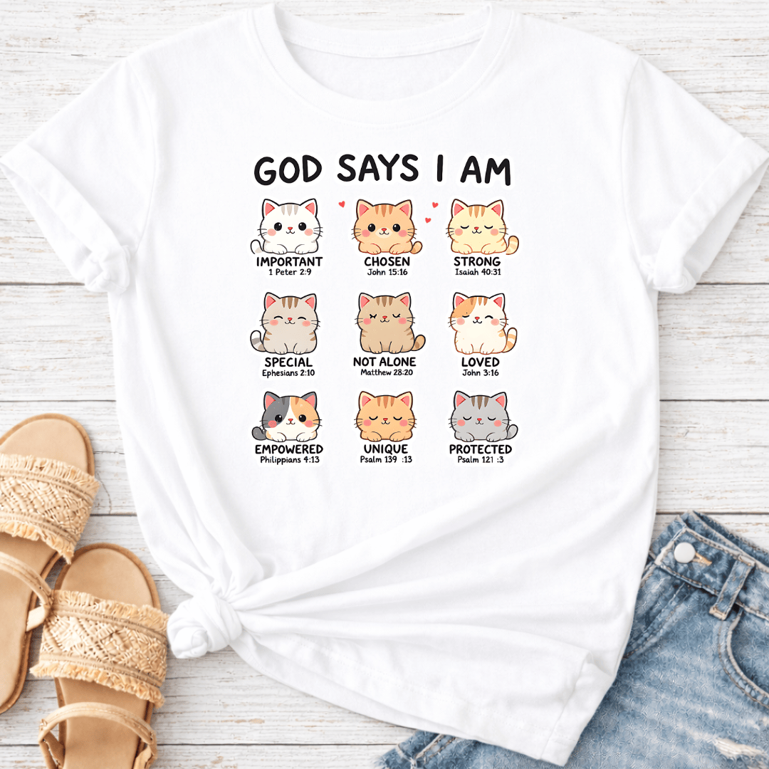 GOD SAYS I AM T-SHIRT