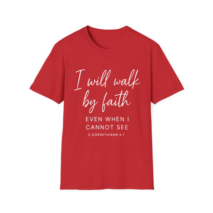 2 CORINTHIANS 5:7 T-SHIRT
