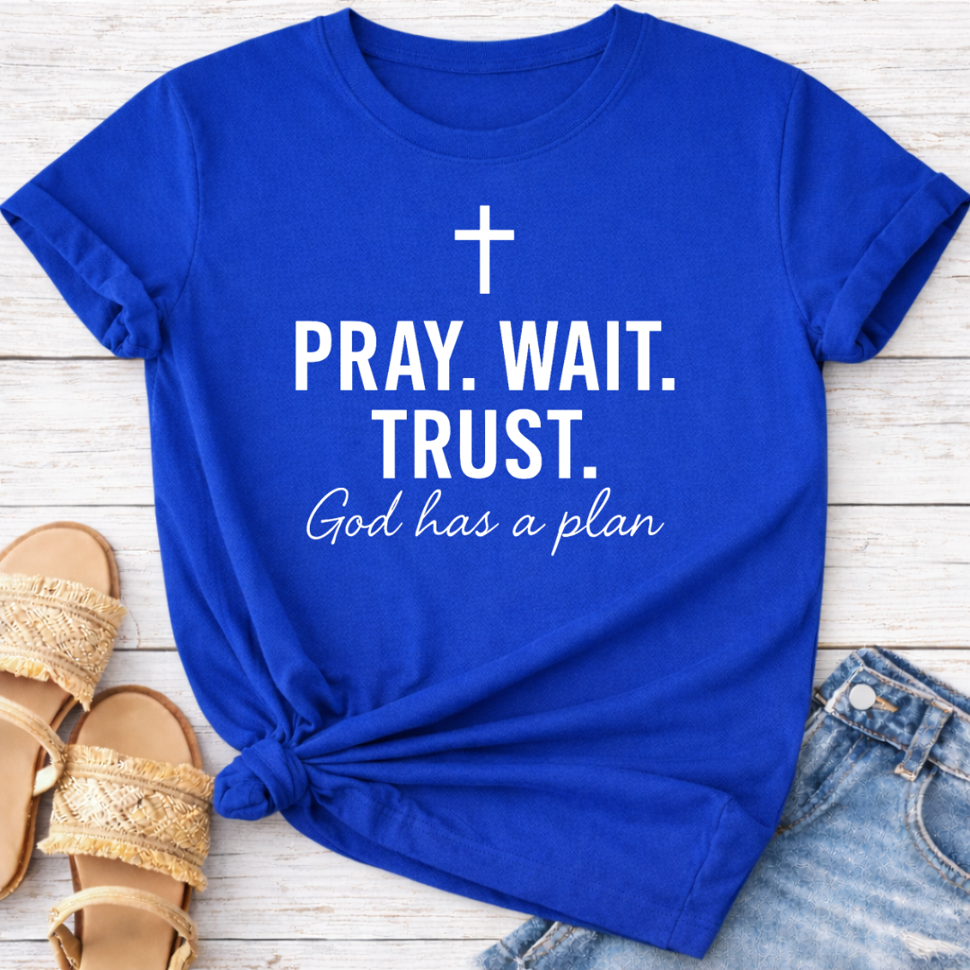 PRAY. WAIT. TRUST. T-SHIRT