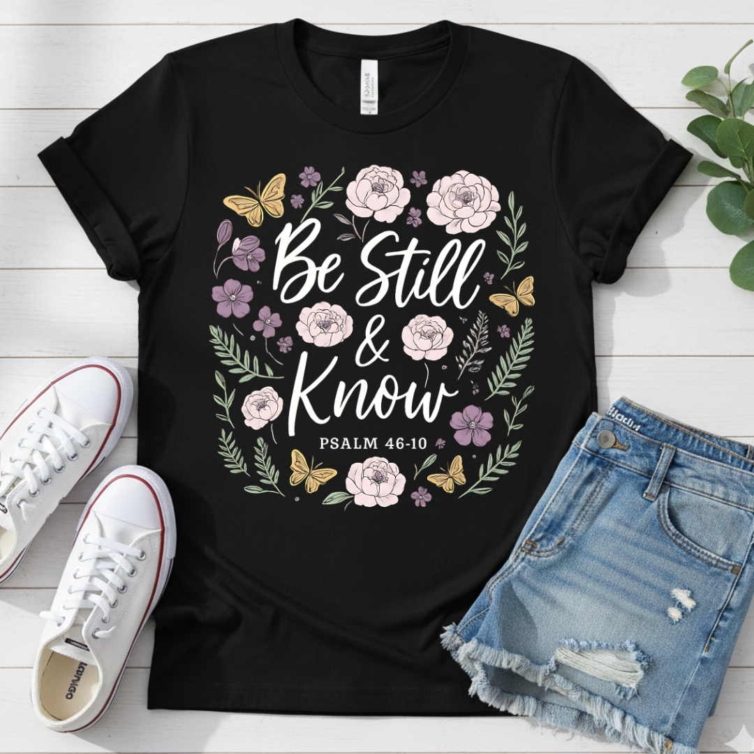 PSALM 46:10 T-SHIRT