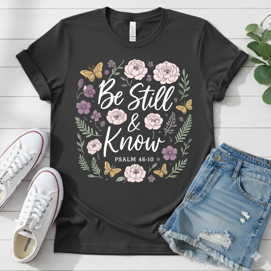 PSALM 46:10 T-SHIRT