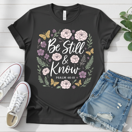 PSALM 46:10 T-SHIRT