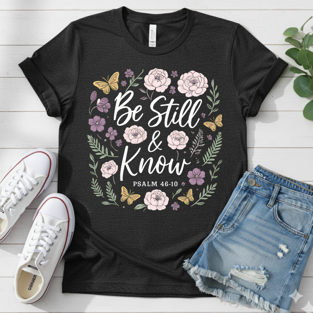 PSALM 46:10 T-SHIRT