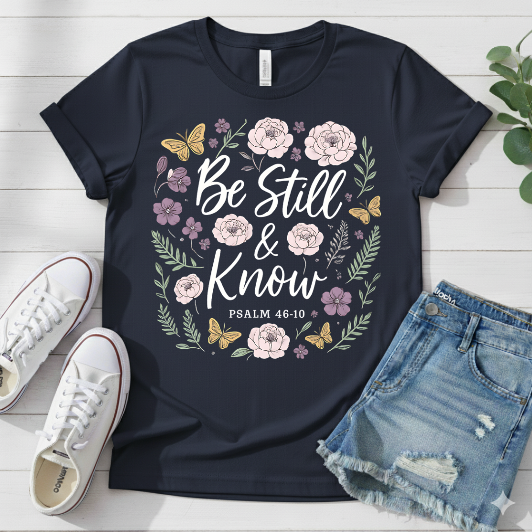 PSALM 46:10 T-SHIRT