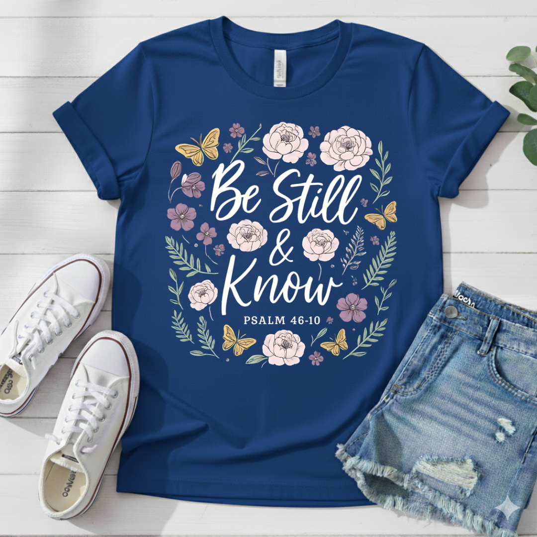 PSALM 46:10 T-SHIRT